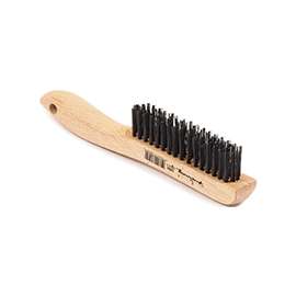 Forney 70505 Scratch Brush, Shoe Handle, Carbon Steel Bristle