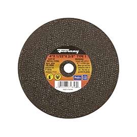 Forney 71856 Cut-Off Wheel, 60-Grit, Medium, Aluminum Oxide, 4 in Dia