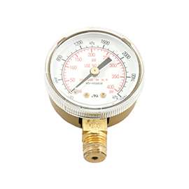 Forney 87728 Regulator Gauge, 1/4 in NPT, 0 to 400 psi