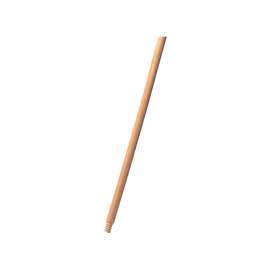 Rubbermaid FG636100LAC Broom Handle, Threaded, 60 in L, Wood, Natural