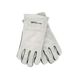 ForneyHide 53429 Welding Gloves, XL, Gauntlet Cuff, Wing Thumb, Gray, Leather Palm