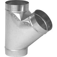 Imperial GV0984 Full Flow Duct Wye, 4 in, Steel