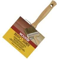 WOOSTER F5119-5-1/2 Paint Brush, 3-1/4 in L Bristle, Threaded Handle, Steel Ferrule