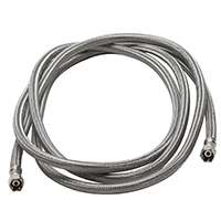 Fluidmaster 12IM120 Icemaker Connector, 1/4 in Compression, 1000 psi, Polymer/Stainless Steel