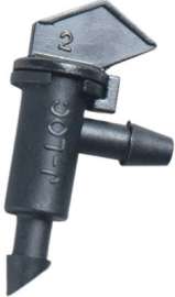 1GPH BLK Flag Dripper