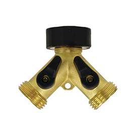 Gilmour 13 Y-Hose Connector, Brass