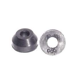 Danco 35089B Beveled, Flexible Faucet Washer, #000, Rubber, Black