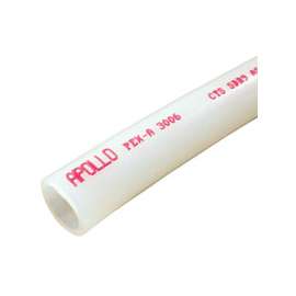 Apollo EPPR10034 Cross-Linked PEX-A Pipe, 3/4 in, 100 ft L, Opaque