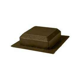 Duraflo 60PRO50BR Roof Vent, 50 sq-in Net Free Ventilating Area, Polypropylene, Brown