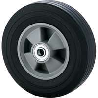 ProSource Hand Truck Wheel, For Use With 001.1049 Hand Truck, Plastic Rim, Solid Rubber
