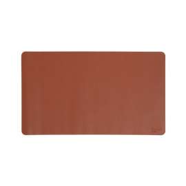 Vegan Leather Desk Pads, 23.6" x 13.7", Brown