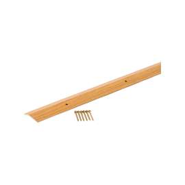 M-D 40120 Carpet Trim, Aluminum, Oak