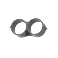 Raindrip R301CT Hose End Clamp, 1/2 to 5/8 in Max Opening, Poly