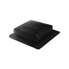 Duraflo 6050BL Roof Vent, 50 sq-in Net Free Ventilating Area, Polypropylene, Black