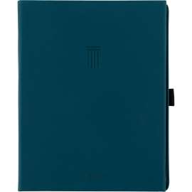 Foundation Undated Weekly/Monthly Planner, 8.5" x 6.75", Blue Cover, 12-Month: Undated