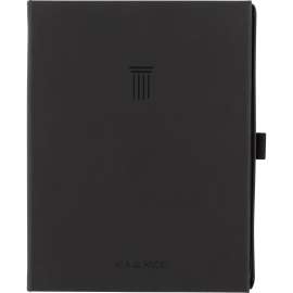 Foundation Undated Weekly/Monthly Planner, 8.5" x 6.75", Black Cover, 12-Month: Undated