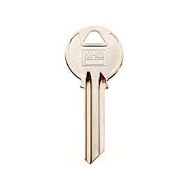 Hy-Ko 11010Y2 Key Blank, Brass, Nickel Plated