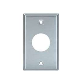 Eaton Wiring Devices 93091-BOX Standard-Size Single Receptacle Wallplate, 1-Gang, 302 Stainless Steel