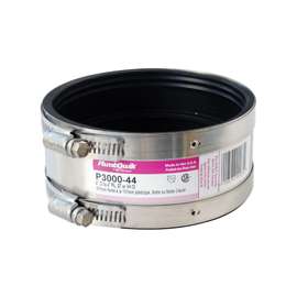 Fernco P3000-44 Pipe Transition Coupling, 4 in, 2.13 in L