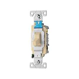 Eaton Wiring Devices CS315V Switch, 120/277 V, Wall Mounting, Nylon, Ivory