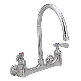 WorkForce Standard Duty Faucet, 7.88" Height/3" Reach, Chrome-Plated Brass