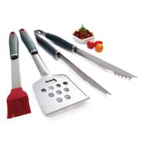 GrillPro 40025 Tool Set, Stainless Steel, 3