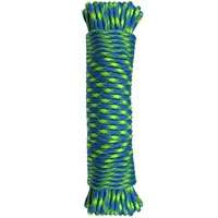Lehigh NPC1503250BG Paracord, 30 lb Working Load Limit, 50 ft L, 5/32 in Dia, Nylon