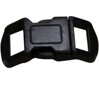 SecureLine PCBBL Paracord Bracelet Buckle, Plastic, Black