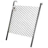 ProSource 2-Sided Paint Bucket Grid, 5 Gal, 13 In L X 10 In W, Flexible Handle, Galvanized Frame