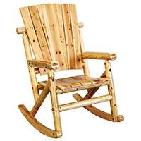 Duraflame TX 95100 Aspen Single Rocking Chair, Wood