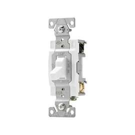Eaton Wiring Devices CSB415W Switch, 120/277 V, Nylon, White