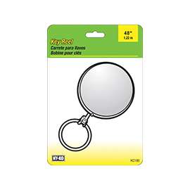 HY-KO KC188 Clip-On, Retractable Key Reel, Chrome