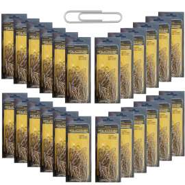 Plextool Metal Paper Clips, No. 3, 1-1/8", 70pcs/PK, 24 PK/Box, Total 1680pcs