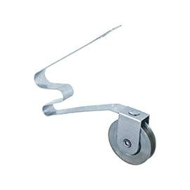 Prime-Line B 513 Roller Assembly, 1 in Dia Roller, Steel, Gray