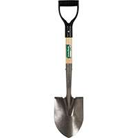 UnionTools 163037900 Digging Shovel, 8-1/2 in L x 6 in W Blade, Hardwood Handle