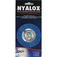 Dico 541-783-3 Mounted Wheel Brush, 1/4 in Arbor/Shank, 3 in Dia