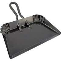 Simple Spaces Dustpan, 17 In W, Steel, Black