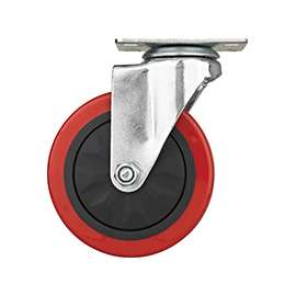 ProSource Swivel Plate Caster, 5 In Wheel Diameter