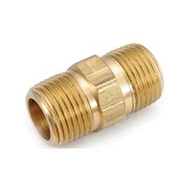 Anderson Metals 756122-08 Pipe Nipple, 1/2 in MPT, 1-1/2 in L