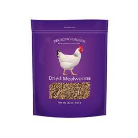 Pecking Order 009332 Chicken Mealworm Treat, 30 oz Bag