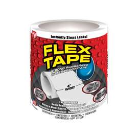 FLEX TAPE TFSWHTR0405 Large Waterproof Tape, 5 ft L, 4 in W