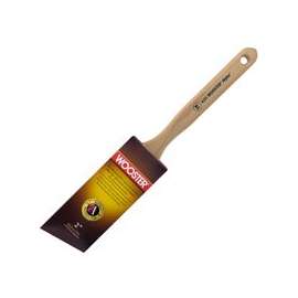 WOOSTER 4231-2 Paint Brush, 2-11/16 in L Bristle, Sash Handle, Stainless Steel Ferrule