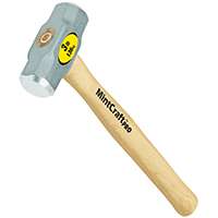 Vulcan Engineer Hammer, 3 Lb, Forged Steel Head, 16 In L Handle, Hickory Wood