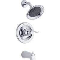 DELTA Windemere 144996 Tub and Shower Trim, Brass, Chrome