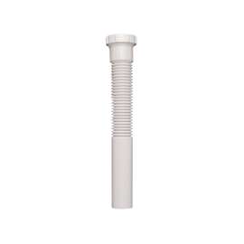 Plumb Pak PP812-6 Extension Tube, 1-1/2 in Slip Joint, 12 in L, White