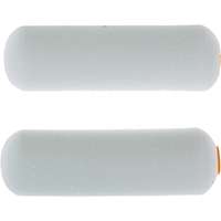 Linzer MR200-2 Paint Roller Cover, 1/4 in Thick Nap, Foam Cover, White
