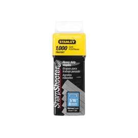 STANLEY TRA705T Narrow Crown Staple, 5/16 in L Leg, 24ga ga, Pack