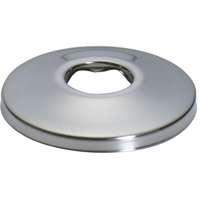 Keeney K91BN Shallow Bath Flange, 1/2 in IPS, Metal, Brushed Nickel
