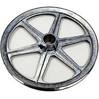 Dial Manufacturing 6336 Blower Pulley, 12 in OD, 3/4 in Dia Bore, Zinc