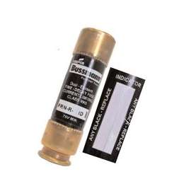Bussman BP/FRNR-20ID Time-Delay Fuse, 20 A, 250 VAC, 125 VDC, 20 kA at 125 VDC, 200 kA at 250 VAC IR, H